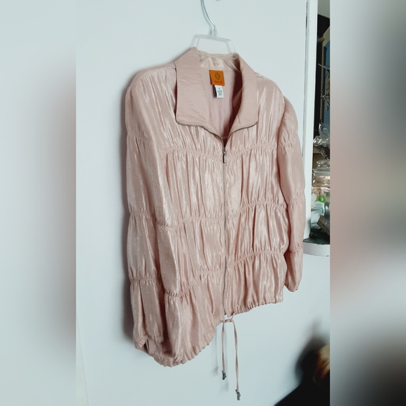 Ruby Rd Glossy Pink Jacket - Picture 7 of 8